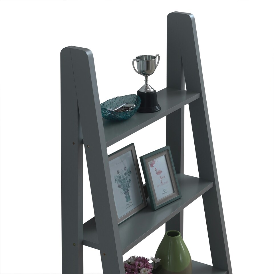 image 1 of Ladder Bookcase 5 Tier