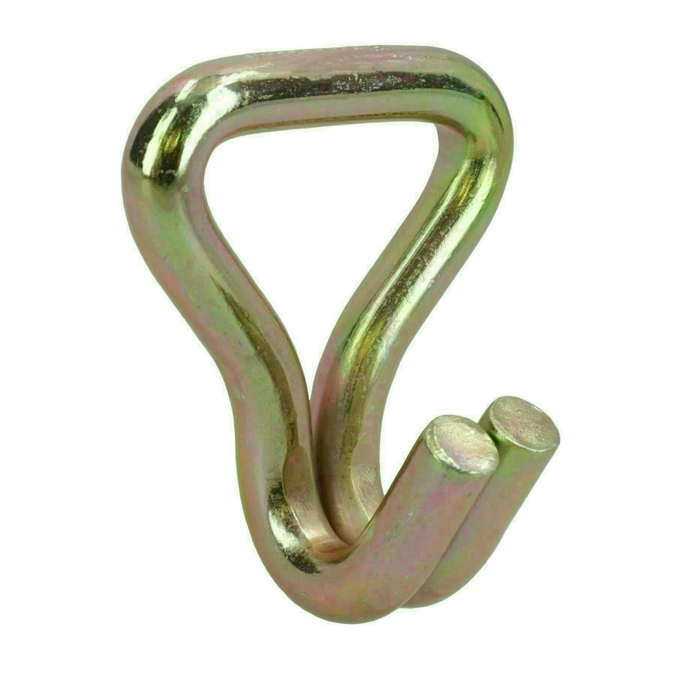 image 1 of 4x Ratchet Strap Trailer Tie Down with Bridging Hooks 5m Hooks Recovery 2.5 Ton