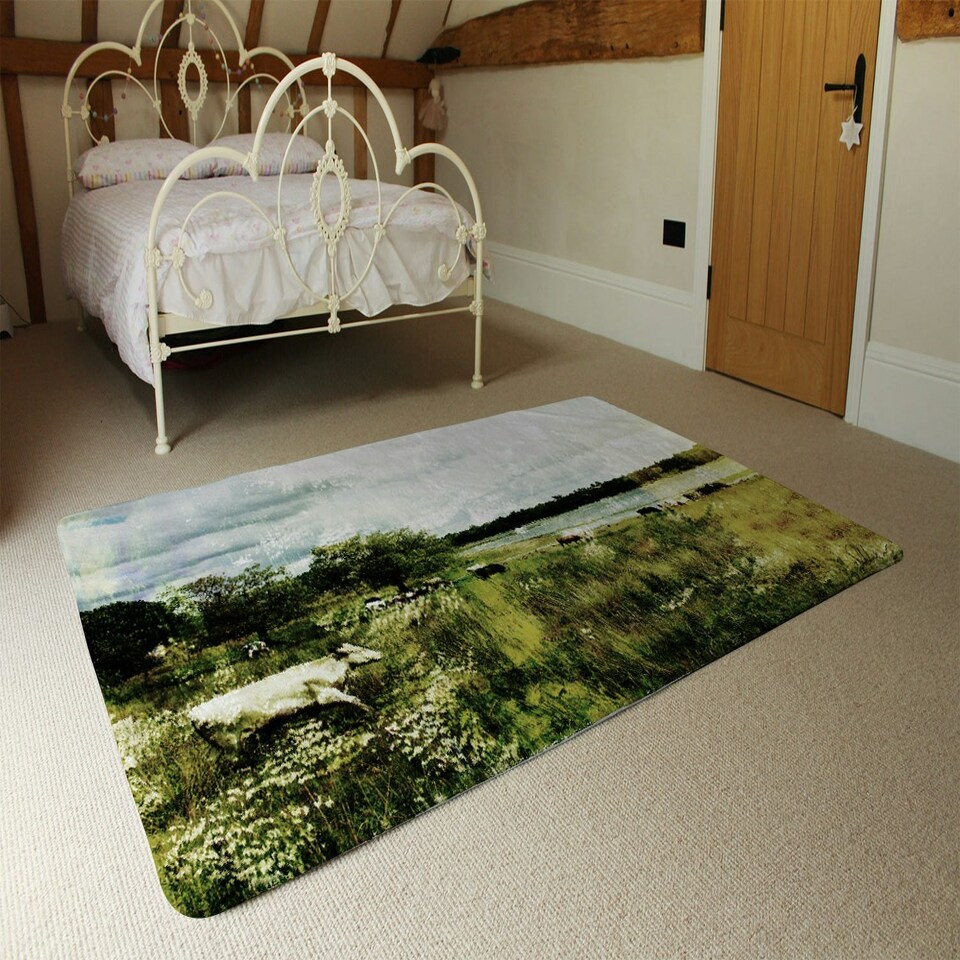image 1 of Vintage Cow (Rug) Multi | Medium: 80x150cm