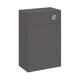 image 1 of Modern Floor Standing Bathroom WC Toilet Unit - 500 x 300mm, Dark Grey