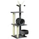 image 6 of PawHut 121cm Cat Tree Tower Activity Centre with Scratching Post Grey