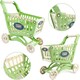 image 7 of Kids Shopping Cart Play Set – 65-Piece Pretend Grocery Kit with POS Machine, Plastic Money & Accessories  Easy Assembly for Ages 3+ (Green)