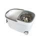 image 2 of Cleanflo Stainless Steel Spin Mop Bucket Set | White | White