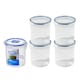 image 1 of LocknLock Round Food Containers with Lids, 5 x 700ml