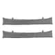 image 1 of Nicola Spring Herringbone Draught Excluders - 78.5cm - Grey - Pack of 2