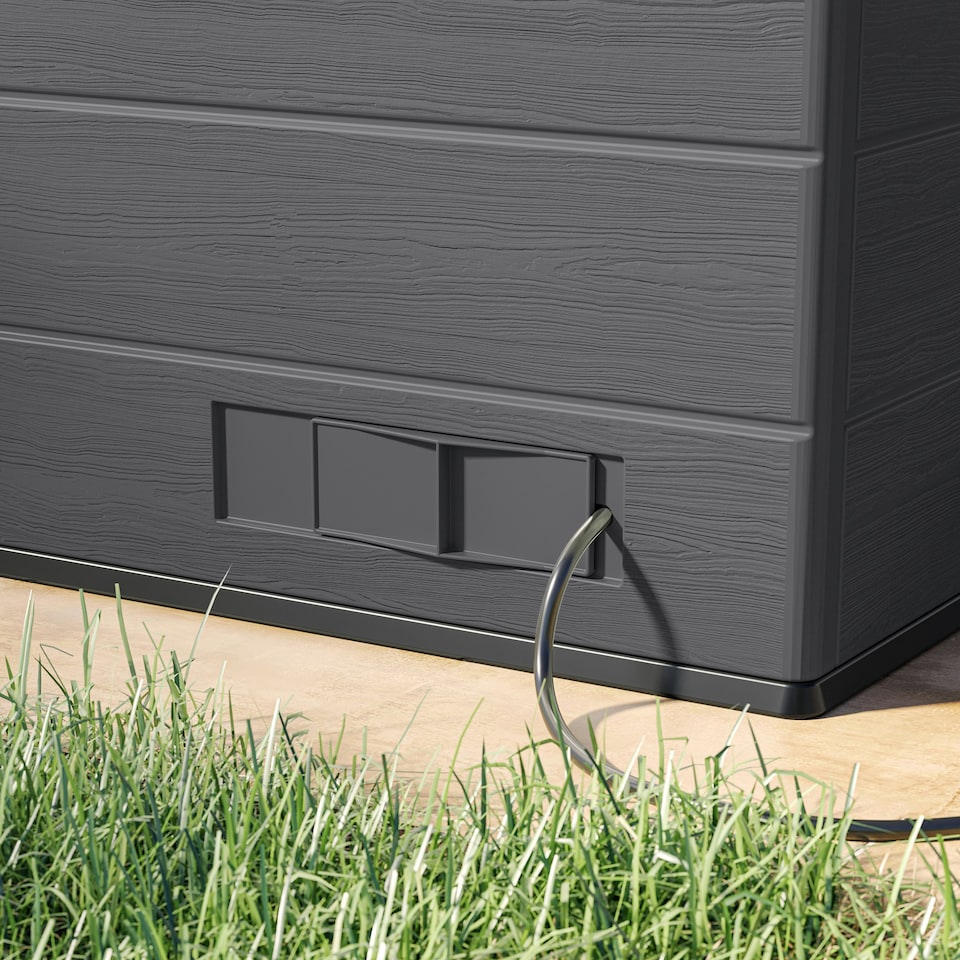 image 1 of Suncast Cabana Entertainment Shed & Bar 8x7 | Grey