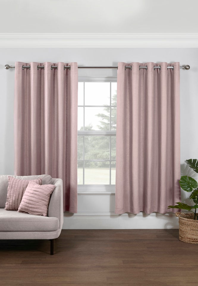 image 1 of Martex Curtains Pink