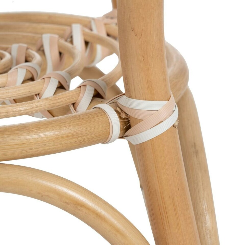 image 1 of Side table 50 x 50 x 67 cm Natural Beige Rattan N/A
