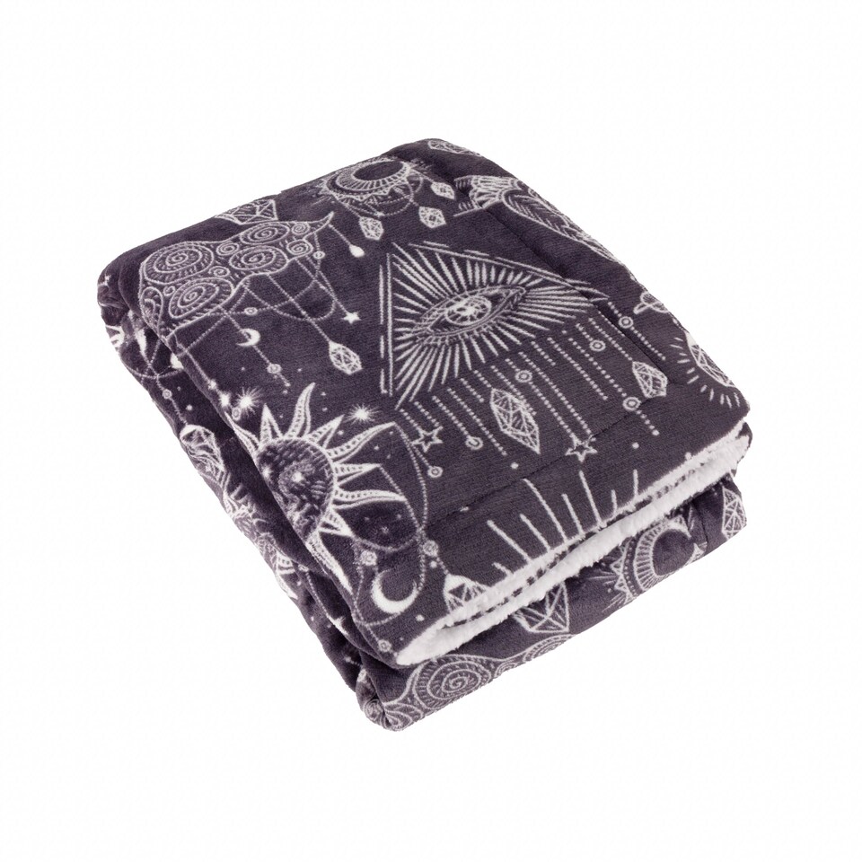 image 1 of Furn Constellation Fleece Throw