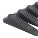 image 2 of Ashley Rubber Wedge Door Stops - Black - Pack of 5