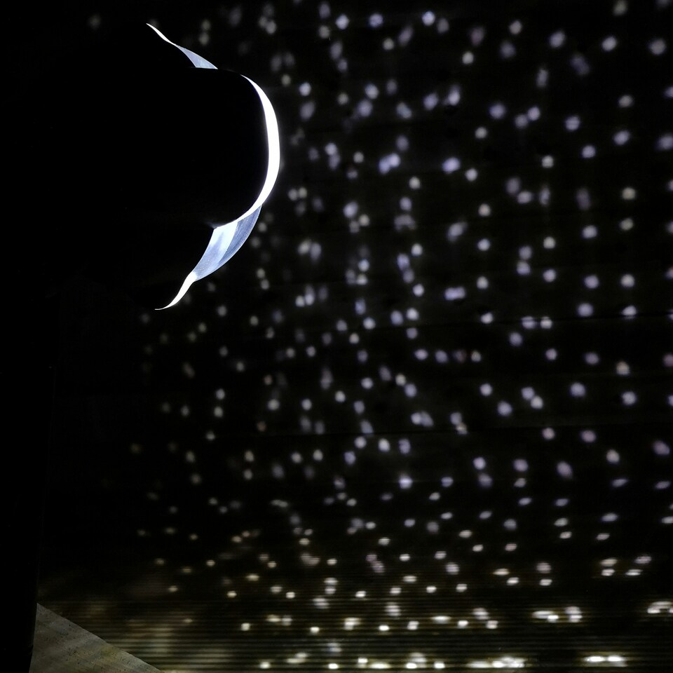 image 1 of Premier Outdoor Christmas Snowfall Projector Light with Cool White LEDs