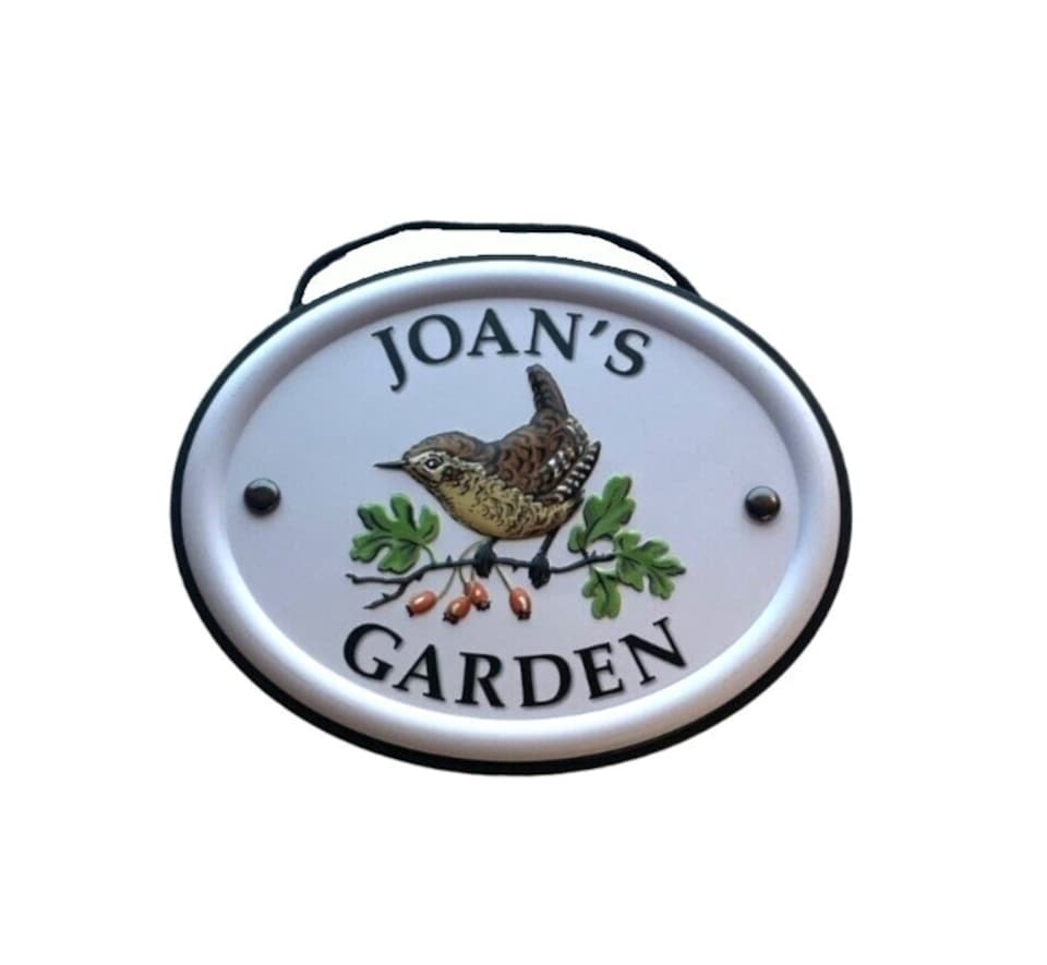Decorative Bird Garden Sign - Joan