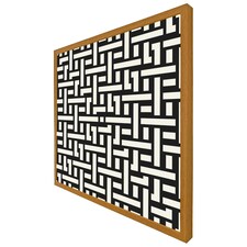 Woven pattern (Picture Frame) Brown | Oak | S