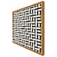 image 1 of Woven pattern (Picture Frame) Brown | Oak | S