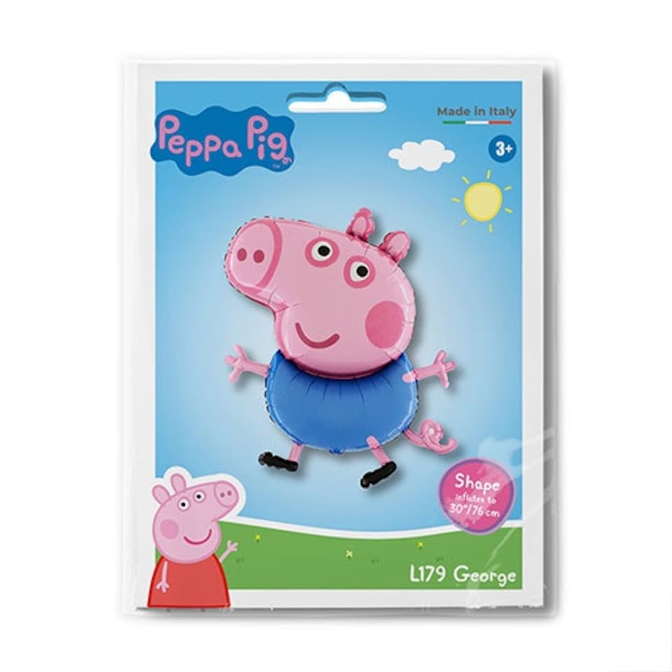 image 1 of George Peppa Pig Giant Foil Helium Balloon 76cm / 30 in