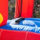 image 9 of Outsunny Kids Bouncy Castle w Slide, Pool, Trampoline, Climbing Wall, Blower