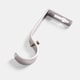 image 5 of OHS Curtain Pole Extendable 28mm Metal Finnials Ball End Rod Fittings | Silver