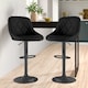 image 6 of Neo Black Faux Leather Bar Stools