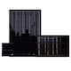 image 10 of Vida Designs Glinton 3 Piece FSC Certified Bedroom Set (2 Drawer Bedside Chest, 6 Drawer Chest, 3 Door 2 Drawer Wardrobe), Black | Black | Black | L | 3