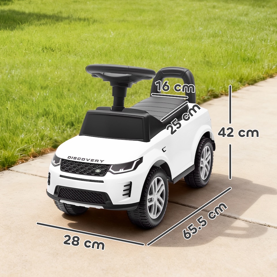 image 1 of AIYAPLAY Land Rover Licensed Ride on Car for Toddlers 18-36 Months, White