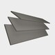 image 3 of 80cm Smooth Grey Faux Wood Venetian Blinds with Tapes (120cm Drop) Grey | Grey