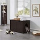 image 7 of Yaheetech Hidden Cat Litter Box Furniture White | One Size