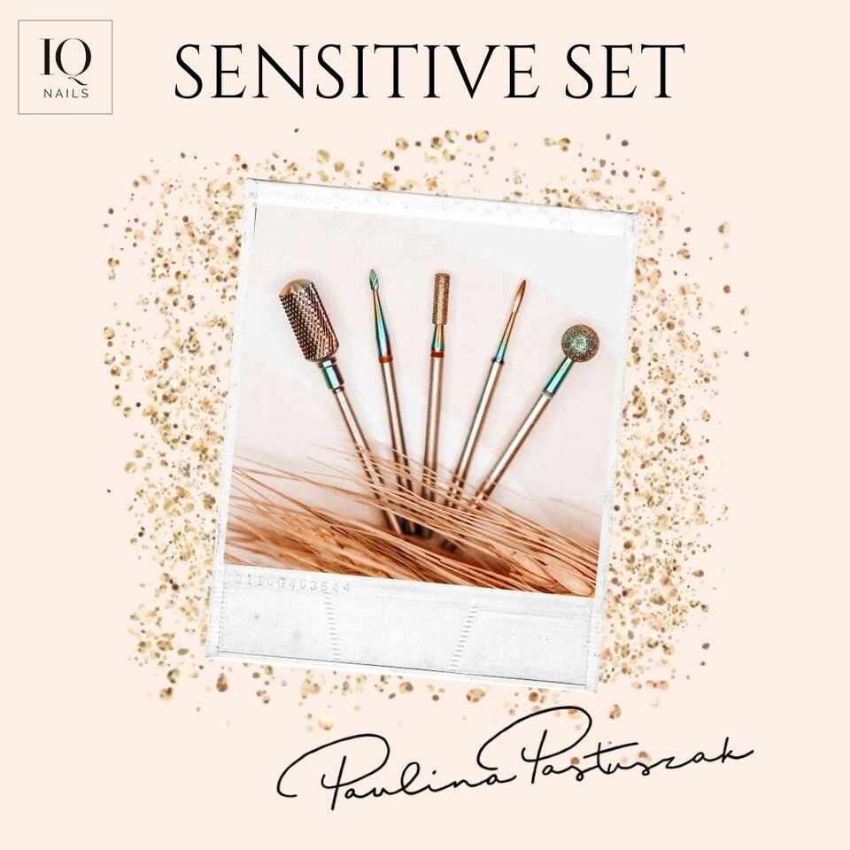 image 1 of IQ Nails Sensitive Set for Delicate Nail Care 5pcs