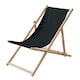 image 1 of MidOcean Honopu Wood Folding Chair - Black - One Size | Black