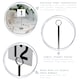 image 2 of Argon Tableware Wedding Table Number Holders - 20cm - Silver - Pack of 12 | Silver | Silver
