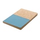 image 3 of XD Collection Cork & Kraft A5 Notebook - Blue/Brown - One Size