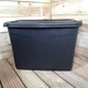image 5 of 60L Heavy Duty Storage Tub Sturdy, Lockable, Stackable and Nestable Design Storage Chest with Clips in Black
