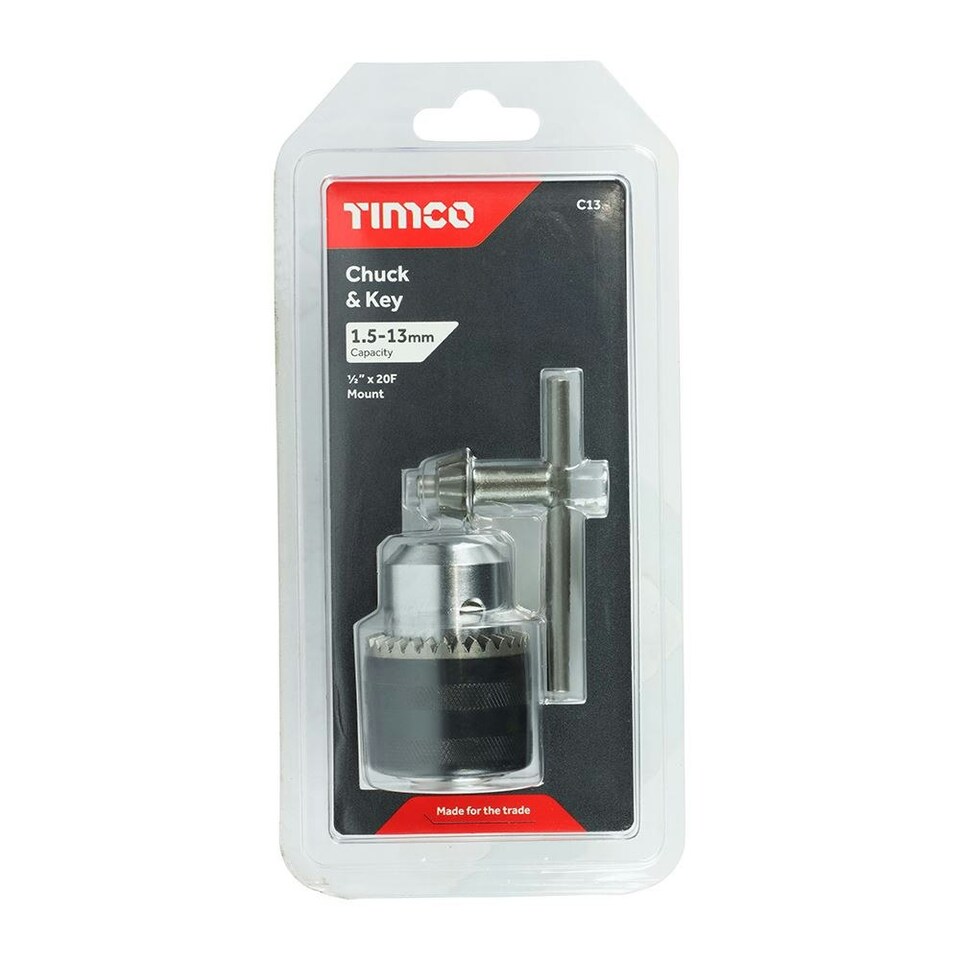image 1 of Timco - 1/2" Chuck & Key Set (Size 1/2" - 1 Each)