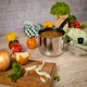 image 3 of Classic Induction cookware set 5pc non-stick saucepan, frying pan & milk pan