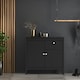 image 8 of Madrid Sideboard 2 Doors 1 Drawer in Matt Black