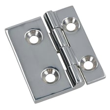 Polished Door Hinge Stainless Steel 61mm x 51mm 316 Marine Cabin Hatch Silver