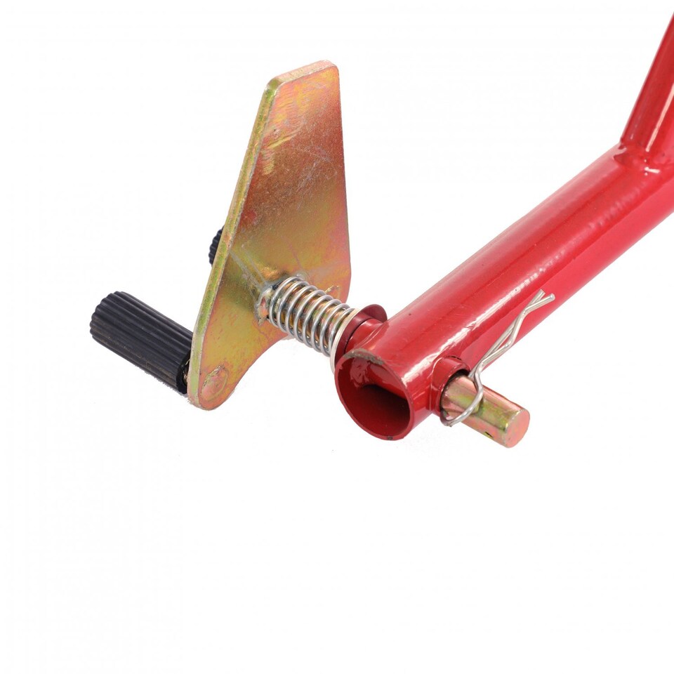 image 1 of Heavy Duty Rear Motor Bike Workshop Pit Motorcycle Paddock Stand | Red