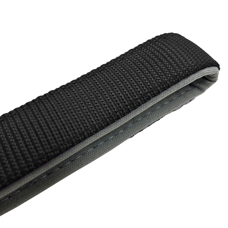 image 1 of HugglePets Padded Nylon Weatherproof Dog Lead Black