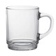 image 4 of Duralex Versailles Glass Coffee Mugs - 260ml Cups - Clear - Pack of 6 Clear