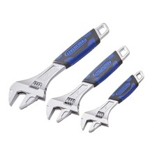 Faithfull Adjustable Spanner Set, 3 Piece - Multi Colour - One Size