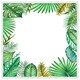 image 1 of Tropical leaves (Picture Frame) White | S
