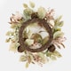 image 3 of OHS Autumnal Pumpkin Velvet Artificial Faux Home Door Wall Decor Wreath