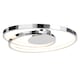 image 1 of Polished Chrome LED Swirl Flush Fitting | Chrome | 1