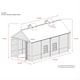 image 2 of Graham Farish Scenecraft Wooden Engine Shed (Pre-Built)