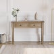 image 2 of Vida Designs Panama 2 Drawer Console Table With Shelf, Solid Pine Wood