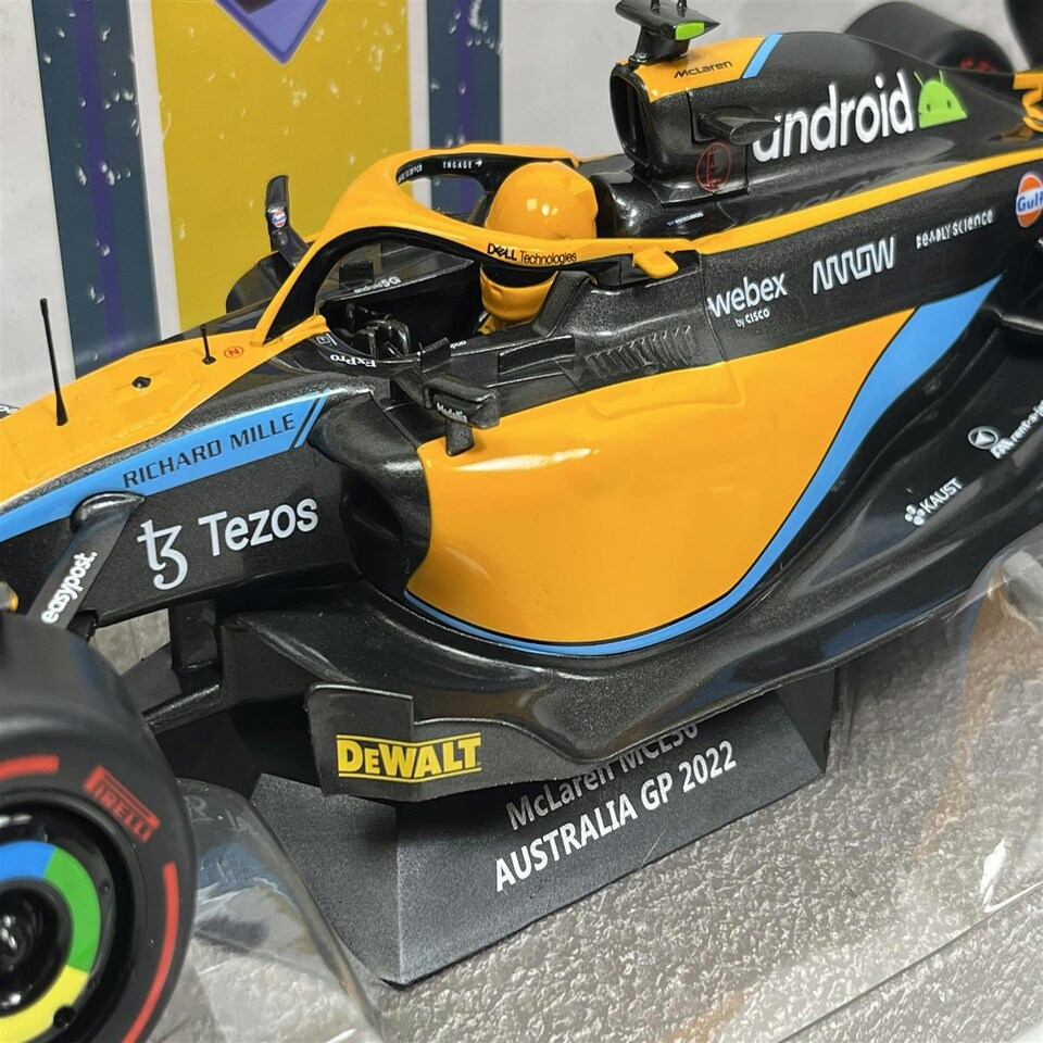 image 1 of Daniel Ricciardo #3 McLaren MCL36 Australia GP 2022 1:18 Scale Solido 1809101