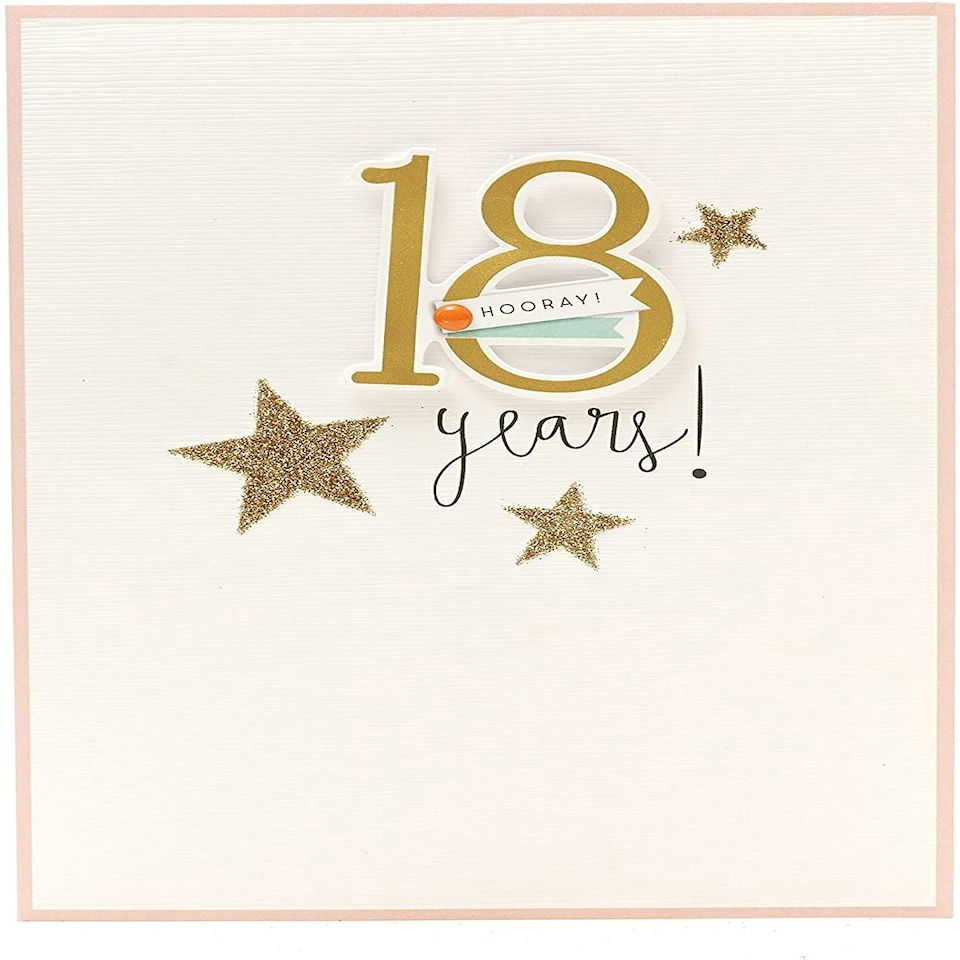 image 1 of Kindred 18th Hooray Birthday Greeting Card