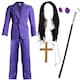 image 1 of Prince of Darkness Costume - 5 Piece Purple | 2XL