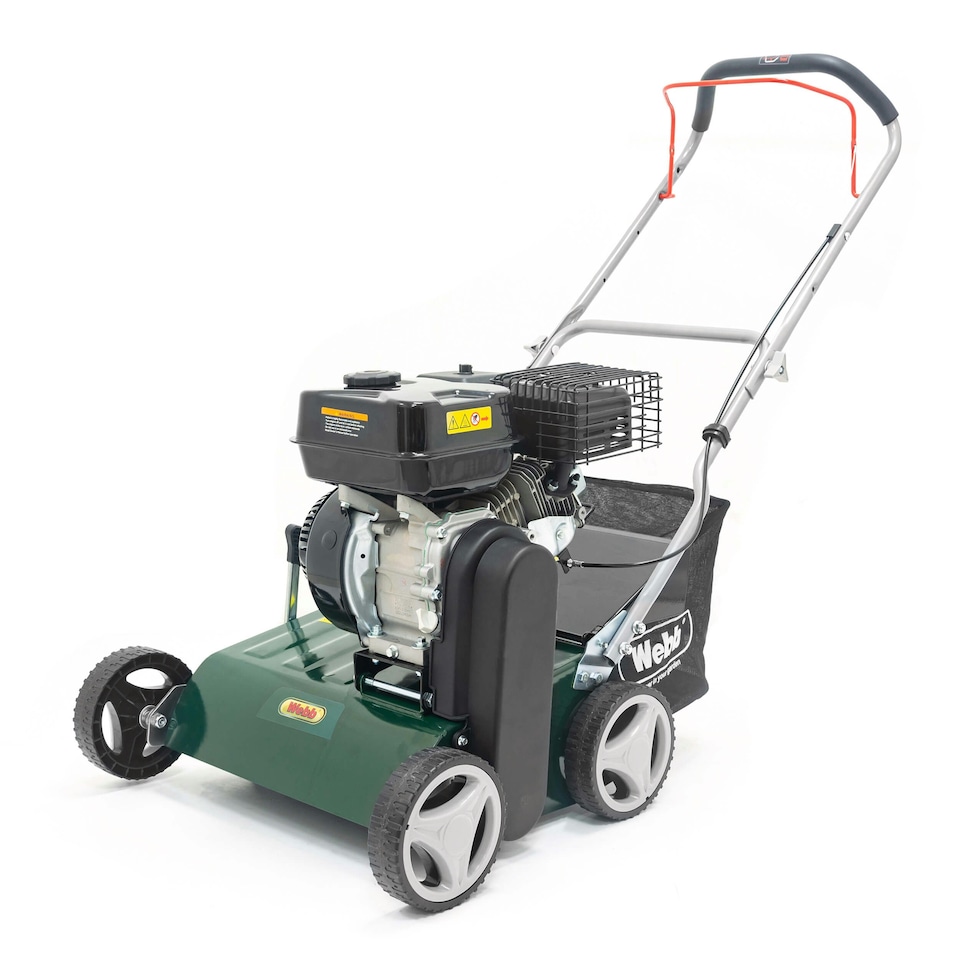 image 1 of Webb WEPS400 40cm (16") Petrol Lawn Scarifier & Raker
