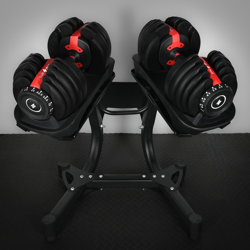 image 1 of GYM SETS UK Adjustable Dumbbell Rack (24kg/40kg)- (Just Rack)
