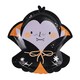 image 1 of Dracula Vampire Shaped Halloween Paper Plates 25cm - Pack of 6